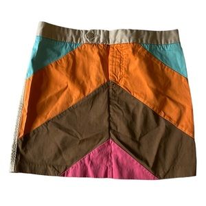 TOMMY HILFIGER Women’s Wavy Pattern Mini skirt Sz 10